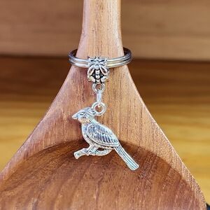 Cardinal Birds Nature Keyring Keychain Handmade